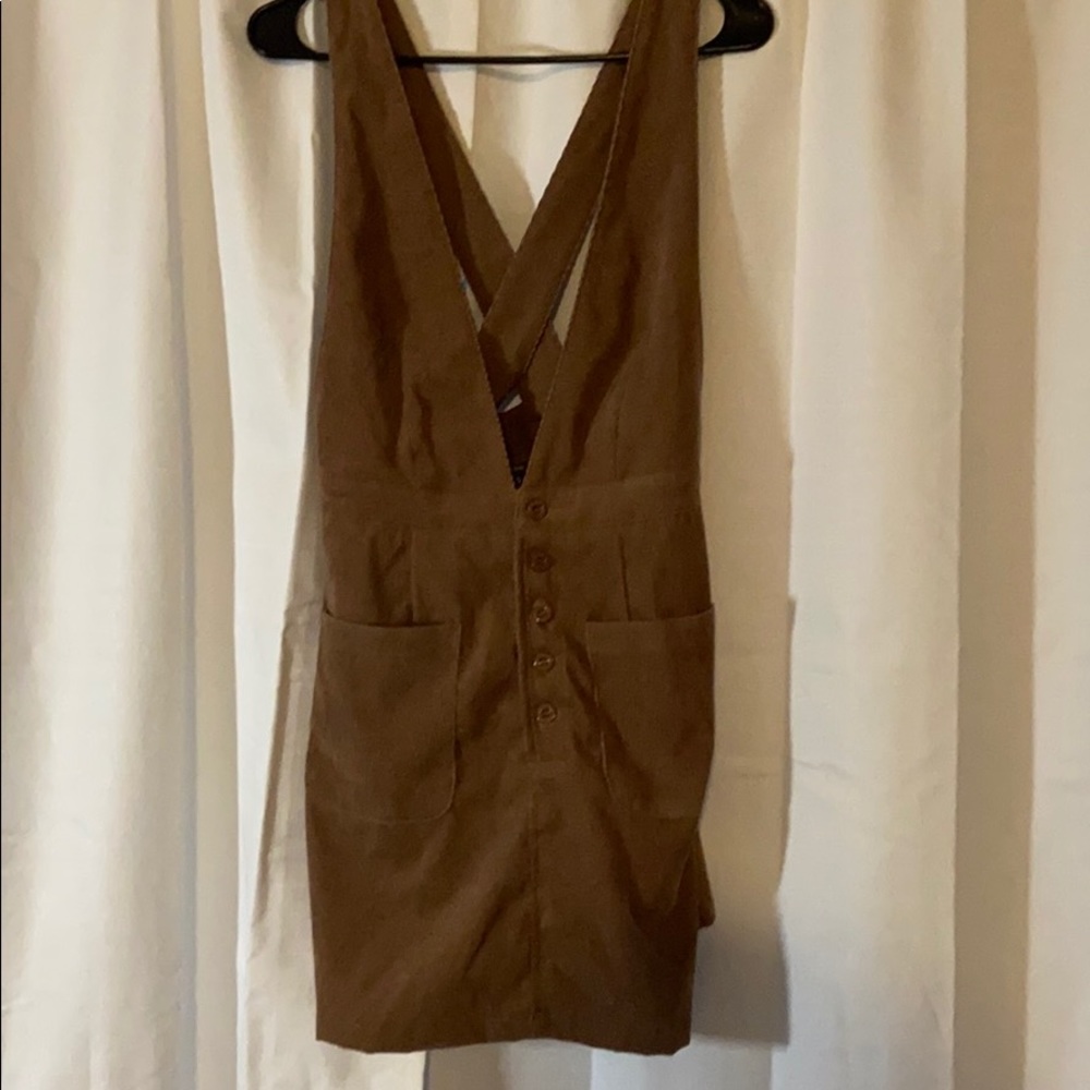 Criss cross back mini dress